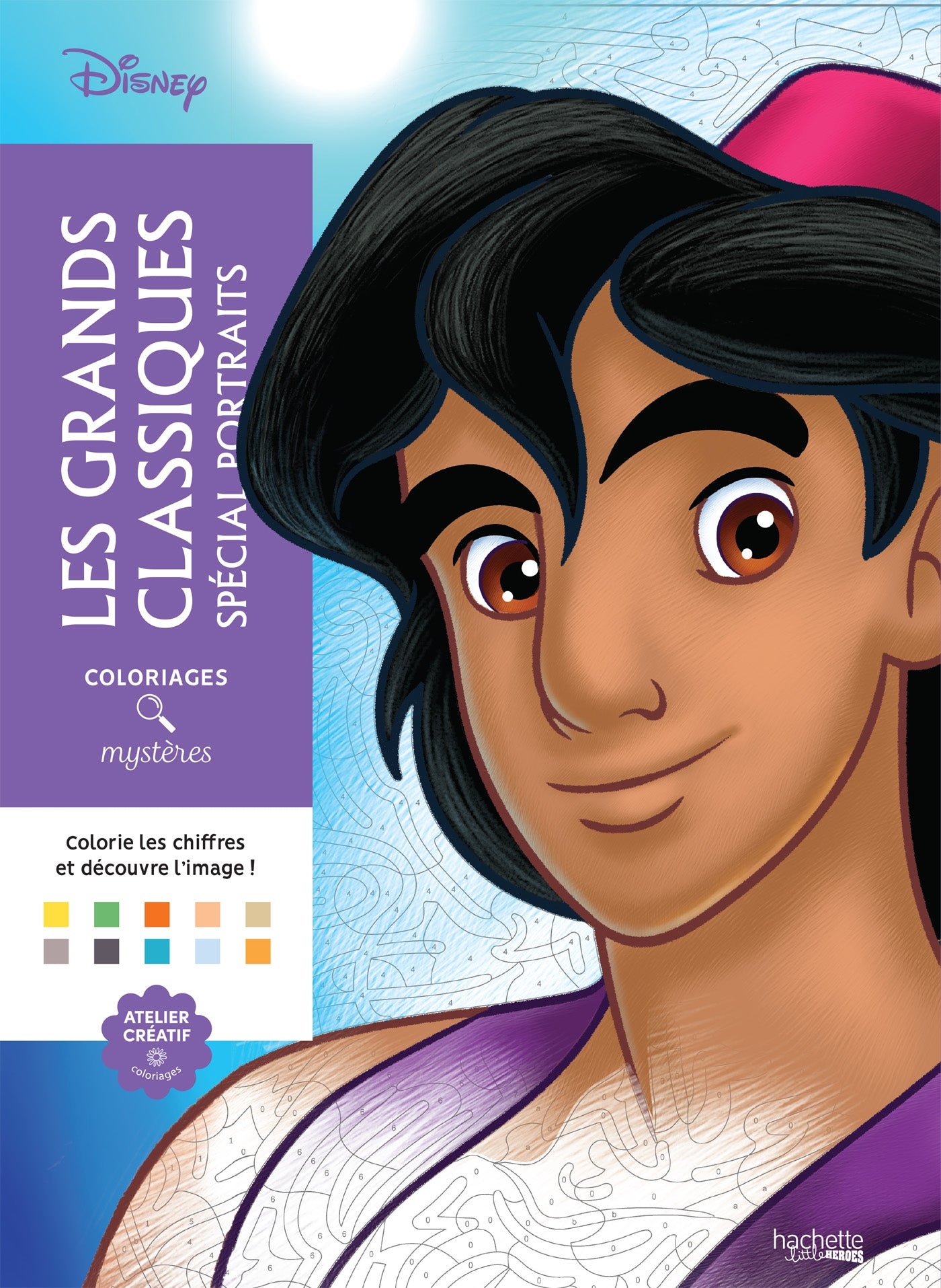 DISNEY PIXELATED COLORING - GREAT CLASSICS SPECIAL PORTRAITS (COLOR BY NUMBER BOOK)
