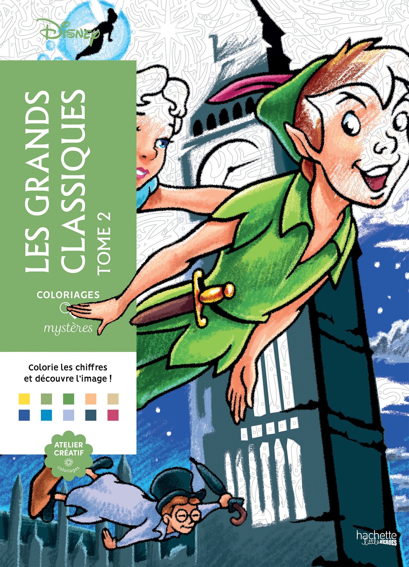 DISNEY PIXEL ART MYSTERIES - THE GREAT CLASSICS VOLUME 2 (COLOR BY NUMBER BOOK)