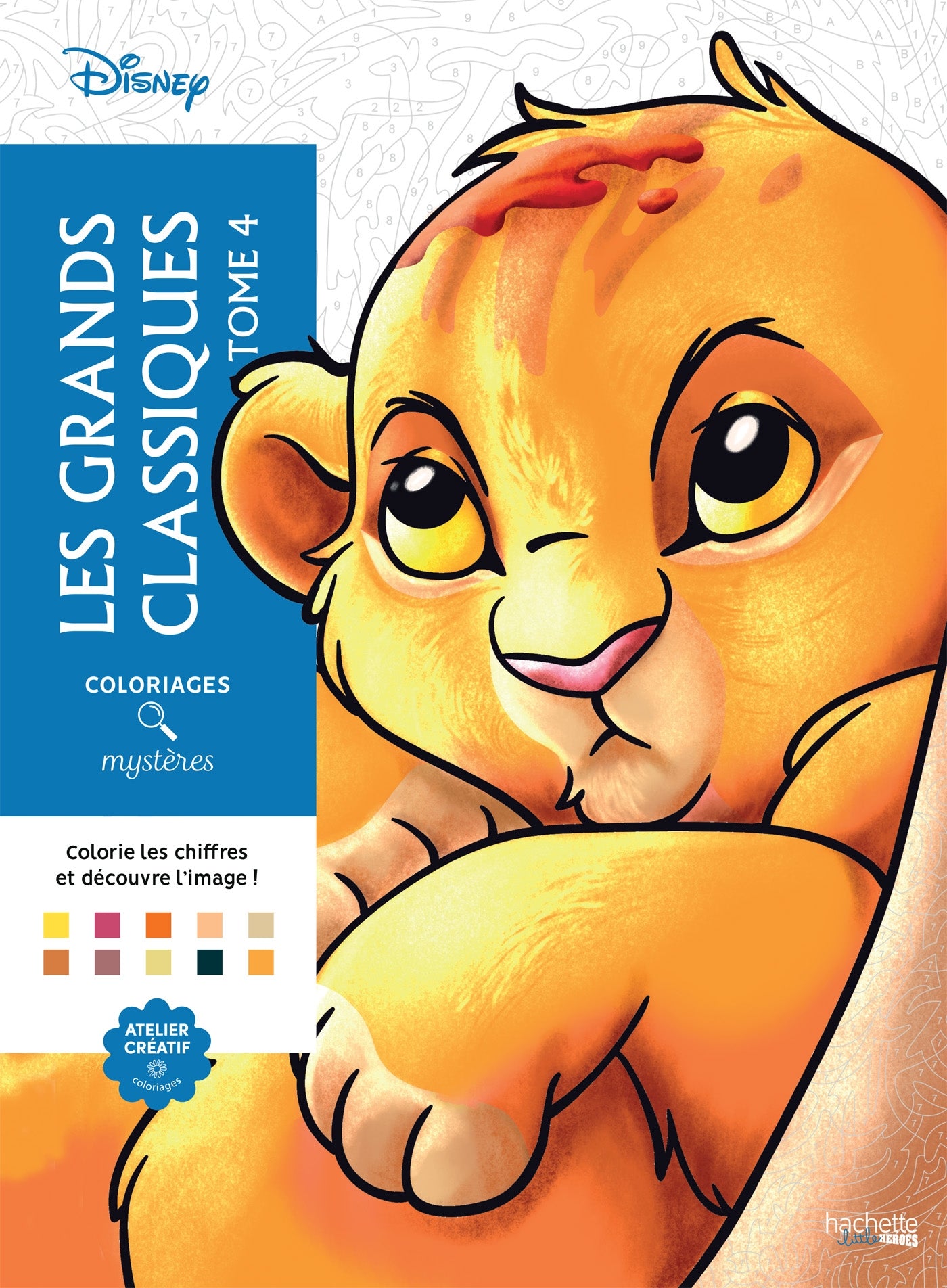 DISNEY MYSTERY COLORING - THE GREAT CLASSICS VOL. 4 (COLOR BY NUMBER BOOK)