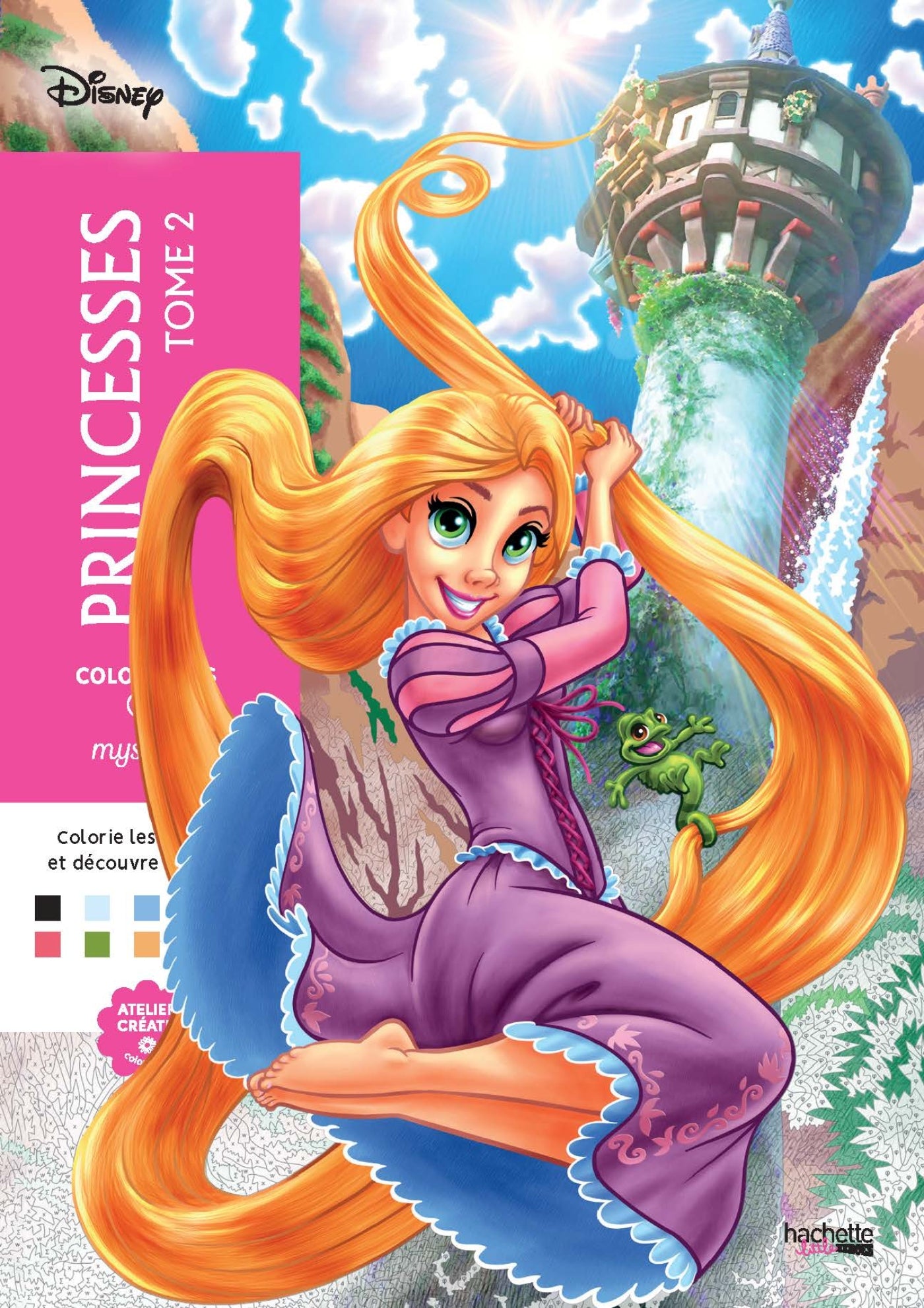 DISNEY PIXELATED COLORING - PRINCESSES VOLUME 2 (COLOR BY NUMBER BOOK)
