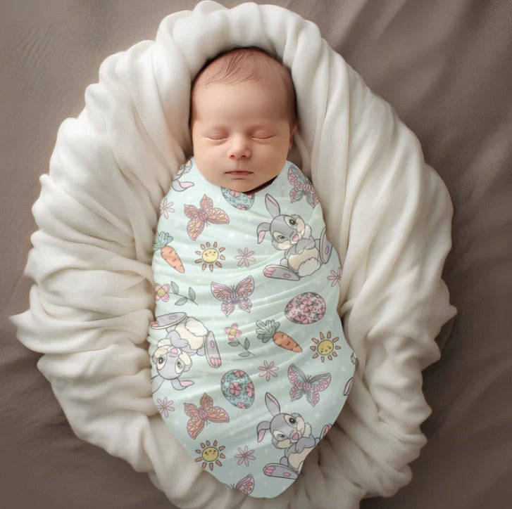 MINI BISCUIT - CLASSIC RABBIT MUSLIN (SWADDLE)