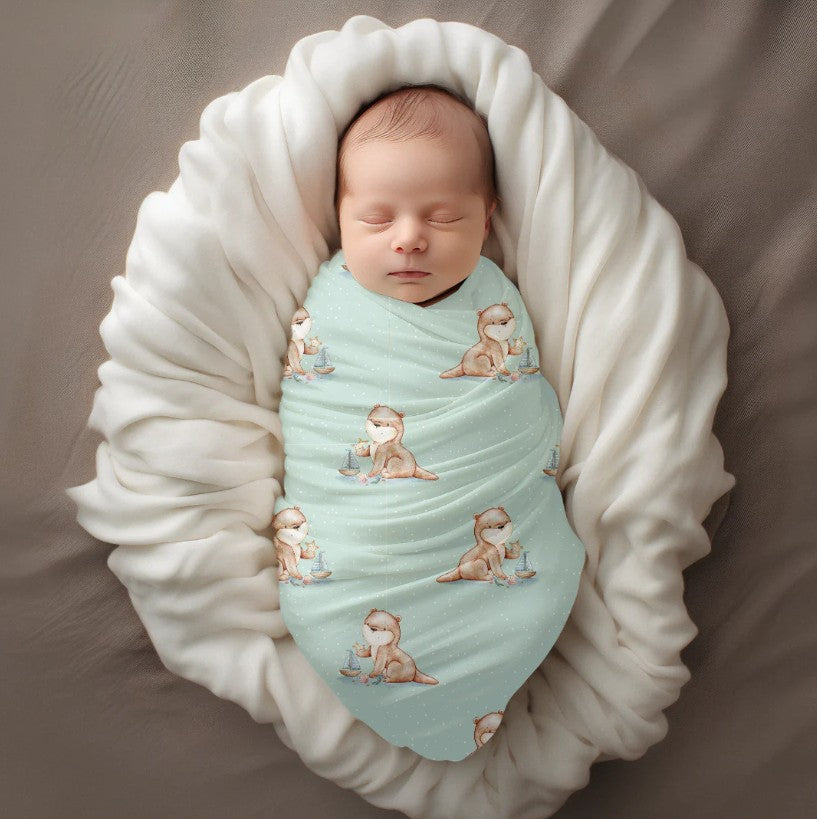 MINI BISCUIT - OTTERS CLASSIC MUSLIN (SWADDLE)
