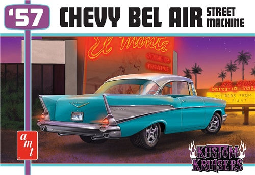 SNAPTITE MODEL KIT - 1957 CHEVY BEL AIR STREET MACHINE 1/25 SCALE LEVEL 2