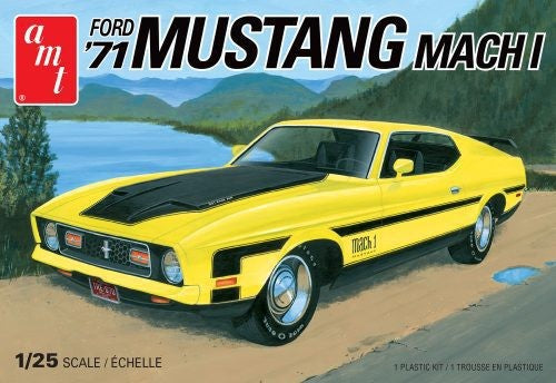 SNAPTITE MODEL KIT - 1971 FORD MUSTANG MACH I 1/25 SCALE LEVEL 2