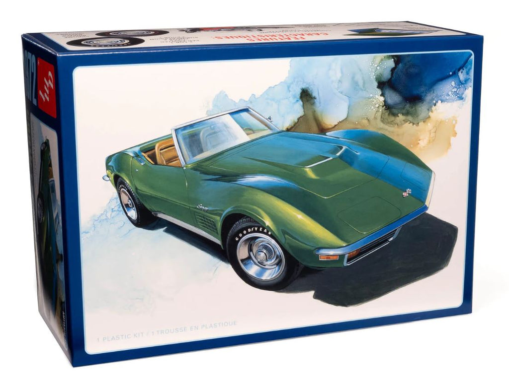 GLUE-TOGETHER MODEL - 1972 CHEVY CORVETTE ROADSTER 1/25 KIT