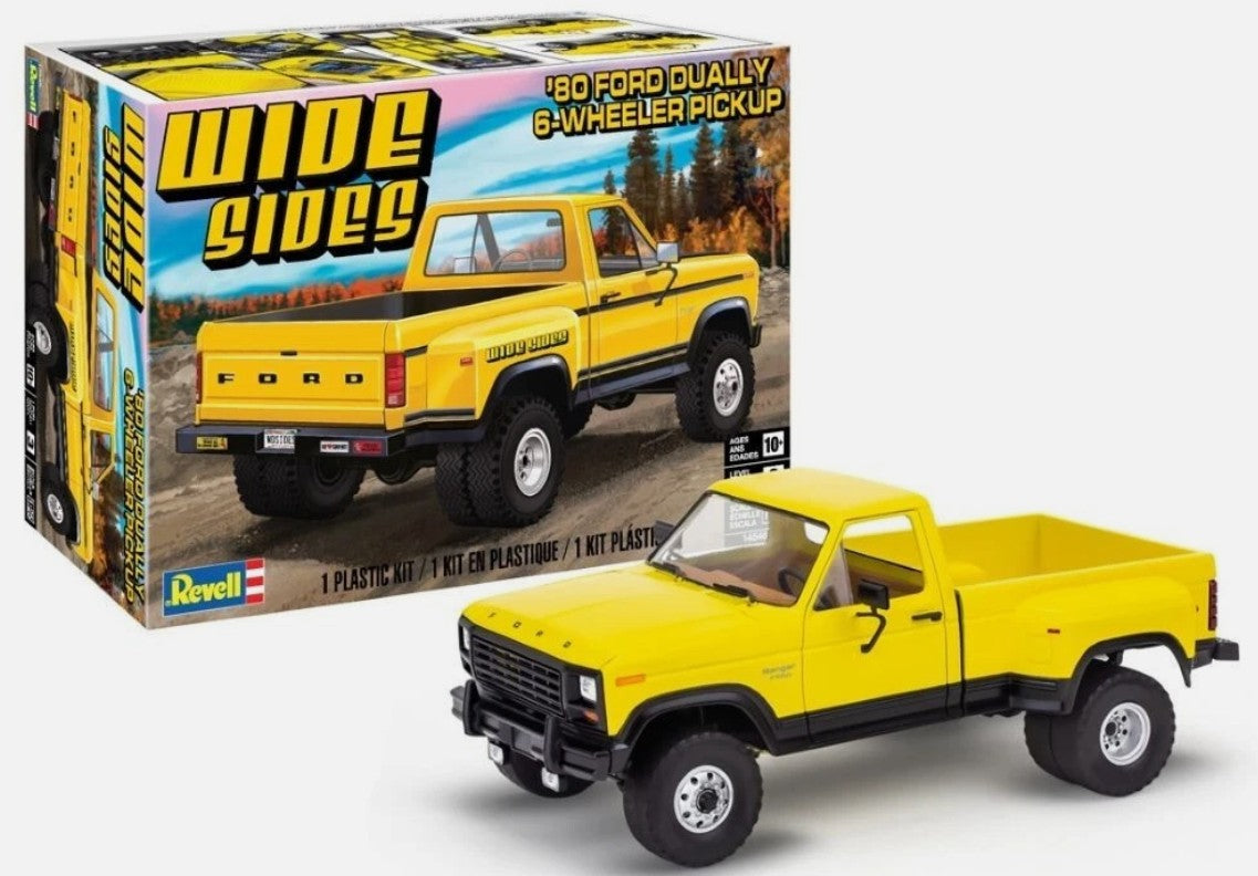 SNAP-TOGETHER MODEL - 1980 FORD DUALLY WIDE-SIDE PICK-UP 1/25 SCALE LEVEL #3