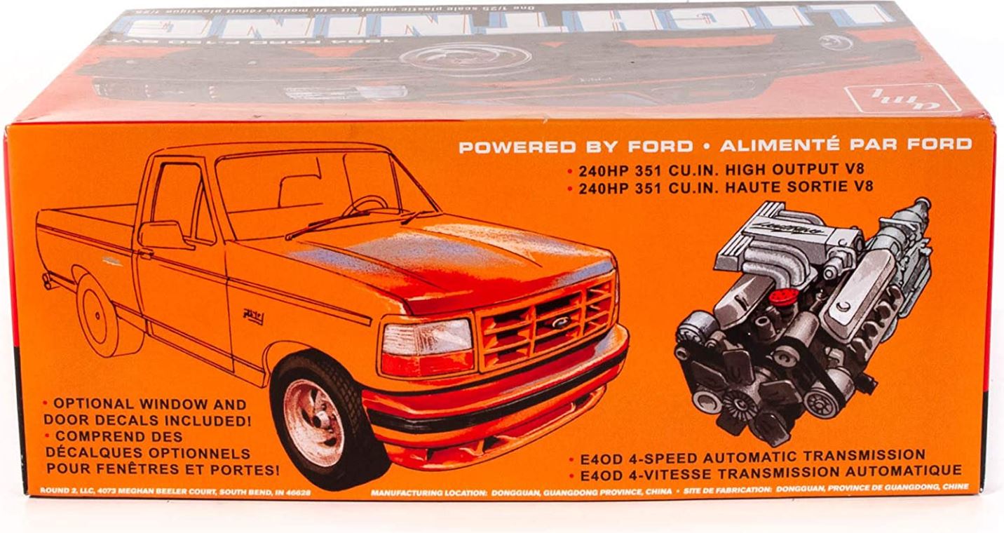 MODEL KIT - 1994 FORD F-150 LIGHTNING PICK-UP 1/25 SCALE #2