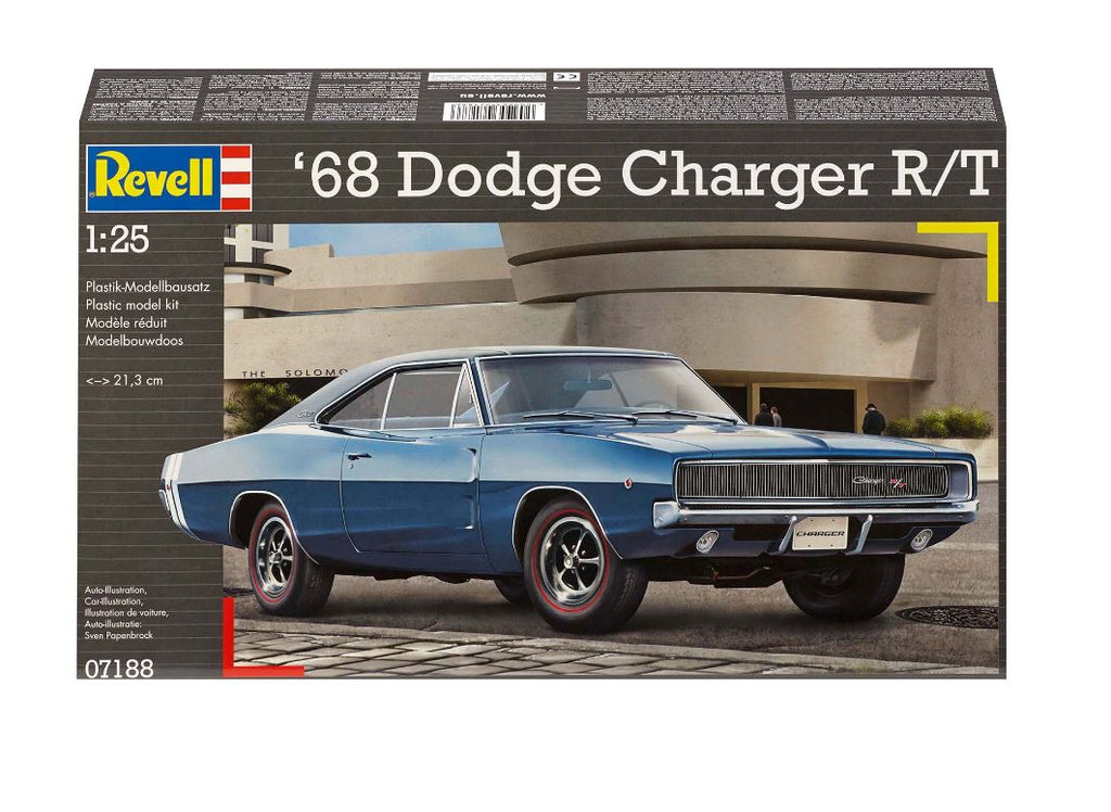 SNAPTITE MODEL - 68 DODGE CHARGER R/T 1/25 LEVEL 4