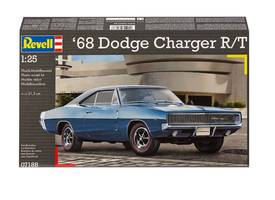 SNAPTITE MODEL - 68 DODGE CHARGER R/T 1/25 LEVEL 4