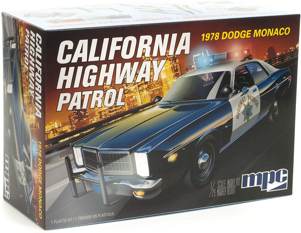 MODÈLE À COLLER - 78 MONACO CHP VOITURE DE POLICE 2T 1/25 NIVEAU #2