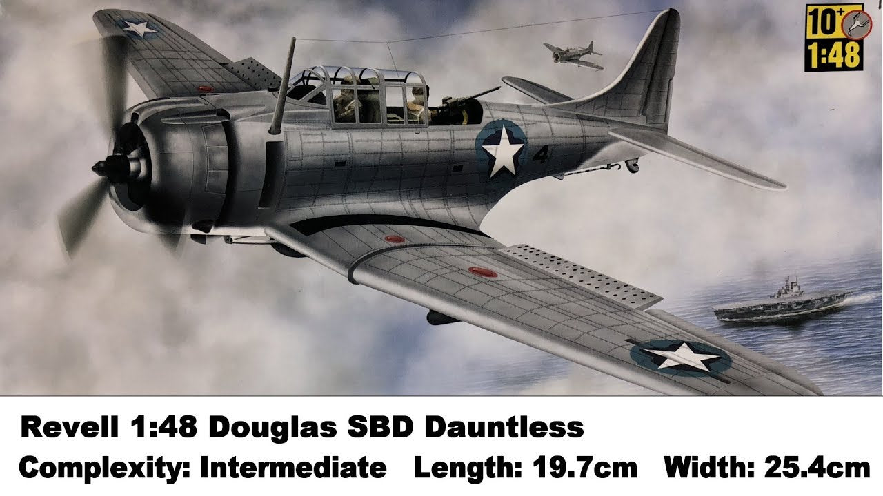 MODÈLE À COLLER - SBD DAUNTLESS 1/48 NIVEAU #4
