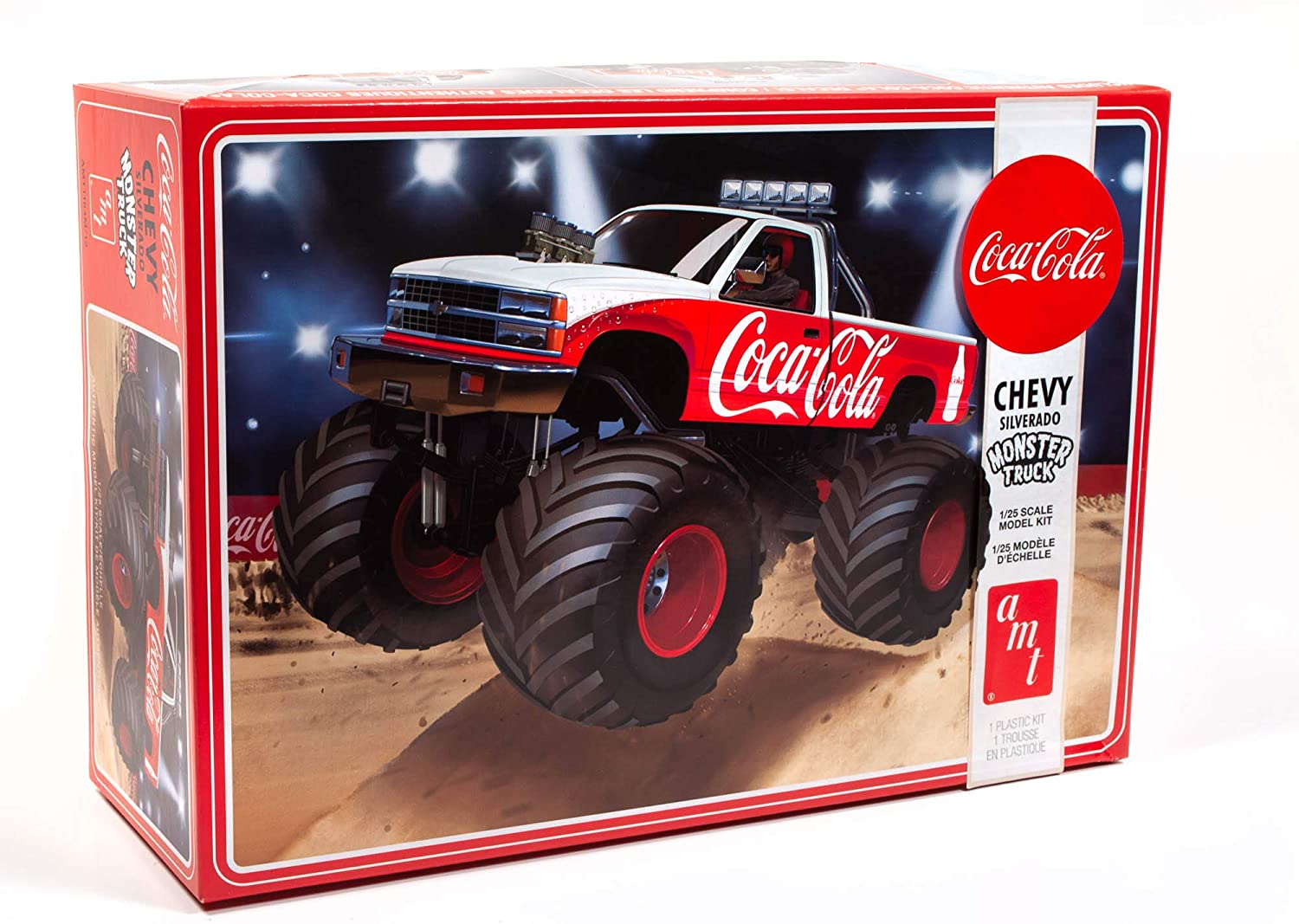 GLUE TOGETHER MODEL - SILVERADO 88 MONSTER TRUCK COKE 1/25