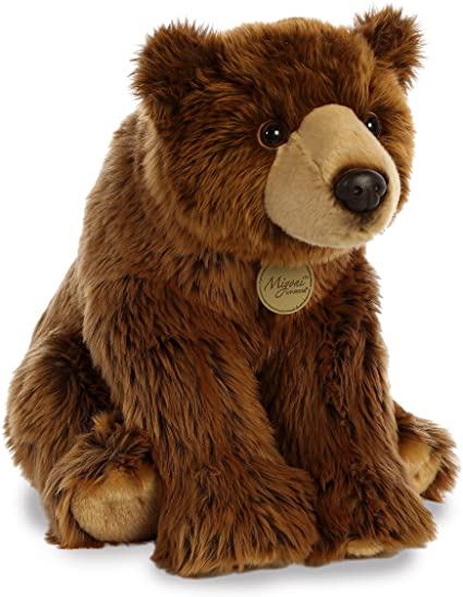 AURORA PLUSH TOY - GRIZZLY BEAR 15"