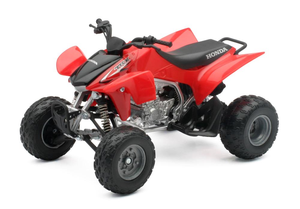 NEW-RAY ATV HONDA TRX450R (4 ROUES ROUGE)