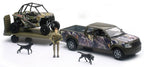 NEW-RAY - PICK-UP CAMO AVEC POLARIS RZR