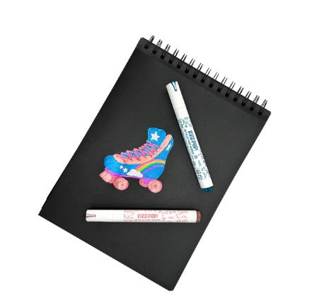 VIVID POP! - ENSEMBLE DE 8 MARQUEURS DE PEINTURE ACRYLIQUE À BASE D'EAU - MÉTALLIQUE