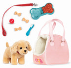 OG - CHIOT EN PELUCHE ET ACCESSOIRES 6" (15CM) ÉPAGNEUL