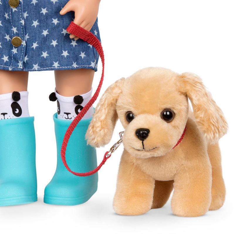 OG - CHIOT EN PELUCHE ET ACCESSOIRES 6" (15CM) ÉPAGNEUL