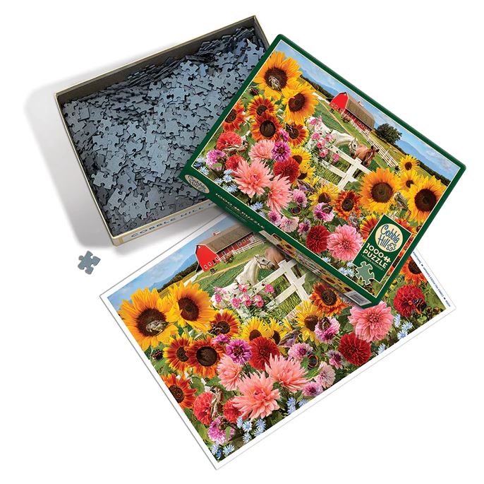 COBBLE HILL CASSE-TÊTE 1000 PIÈCES - LA FERME AUX TOURNESOLS #40208