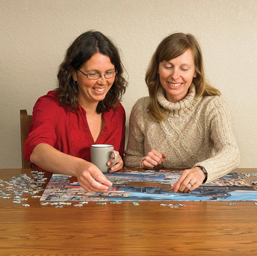 COBBLE HILL JIGSAW PUZZLE 1000 PIECES - STONE, STEEL & STEAM #40240