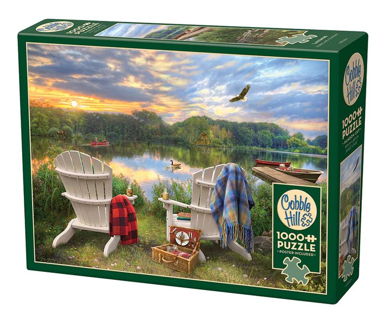 COBBLE HILL JIGSAW PUZZLE 1000 PIECES - LAKE VIEW #40063