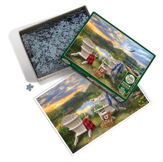 COBBLE HILL JIGSAW PUZZLE 1000 PIECES - LAKE VIEW #40063