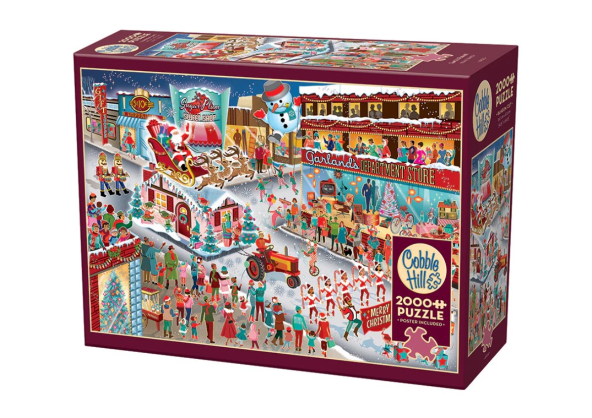 COBBLE HILL JIGSAW PUZZLE 2000 PIECES - SANTA'S PARADE #49020