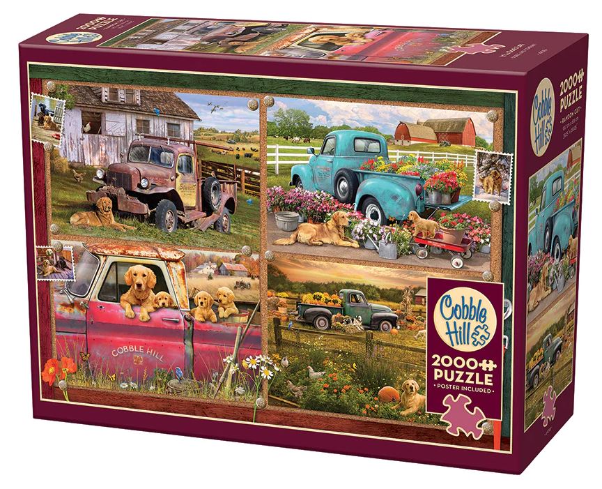 COBBLE HILL PUZZLE 2000 PIECES - A DOG'S LIFE #49018