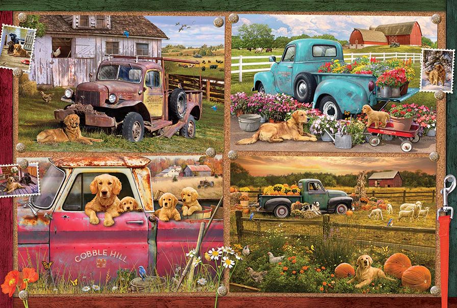 COBBLE HILL PUZZLE 2000 PIECES - A DOG'S LIFE #49018
