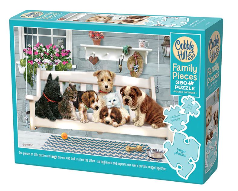 COBBLE HILL JIGSAW PUZZLE 350 PIECES - FRIENDS (FAMILY PUZZLE) #47006