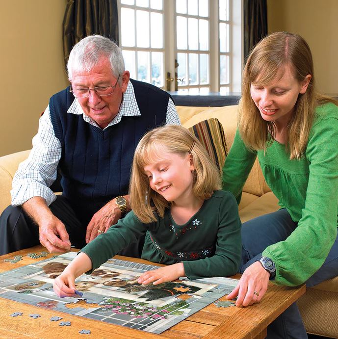 COBBLE HILL JIGSAW PUZZLE 350 PIECES - FRIENDS (FAMILY PUZZLE) #47006