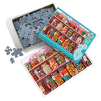 COBBLE HILL PUZZLE 350 PIECES - CANDY JARS (FAMILY PUZZLE) #47010