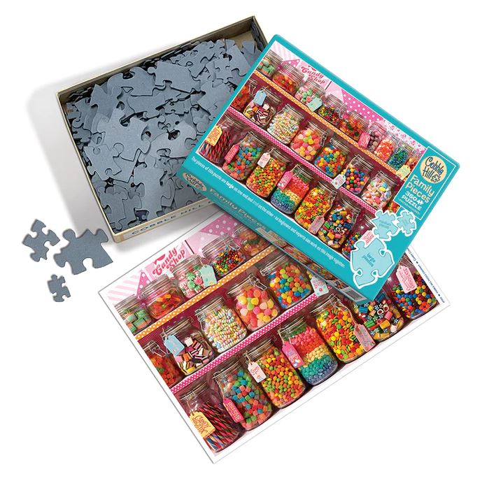COBBLE HILL PUZZLE 350 PIECES - CANDY JARS (FAMILY PUZZLE) #47010