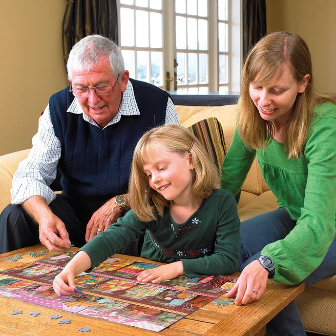 COBBLE HILL PUZZLE 350 PIECES - CANDY JARS (FAMILY PUZZLE) #47010