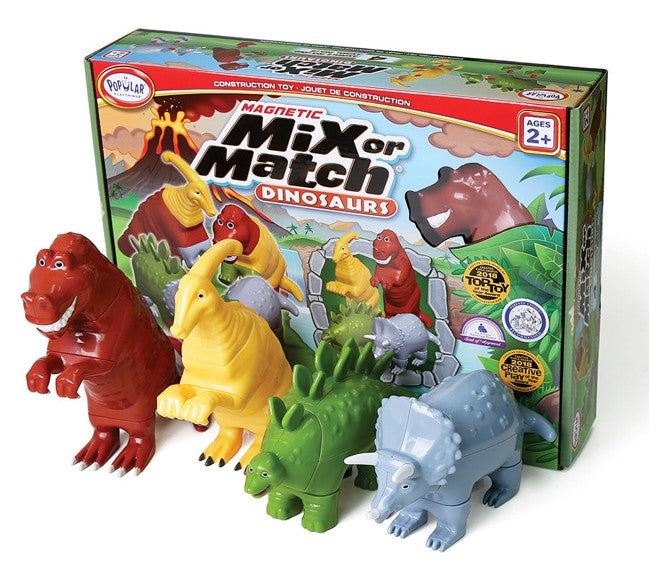 MIX OR MATCH ANIMALS - DINOSAURS (BILINGUAL)