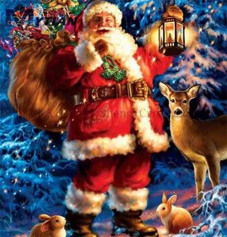 PAINT BY NUMBERS - CHRISTMAS EVE (30 X 40CM) (MEDIUM)
