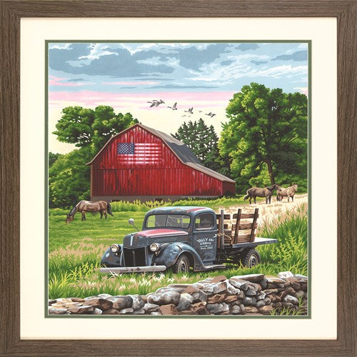 PAINT BY NUMBERS SUMMER FARM (MEDIUM)