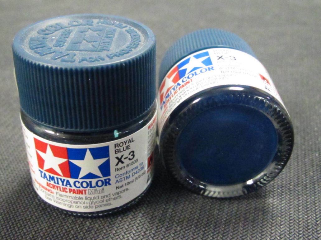 PEINTURE TAMIYA BLEU ROYAL (BRILLANT) X-3