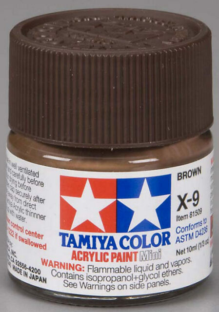 PEINTURE TAMIYA BRUN X-9