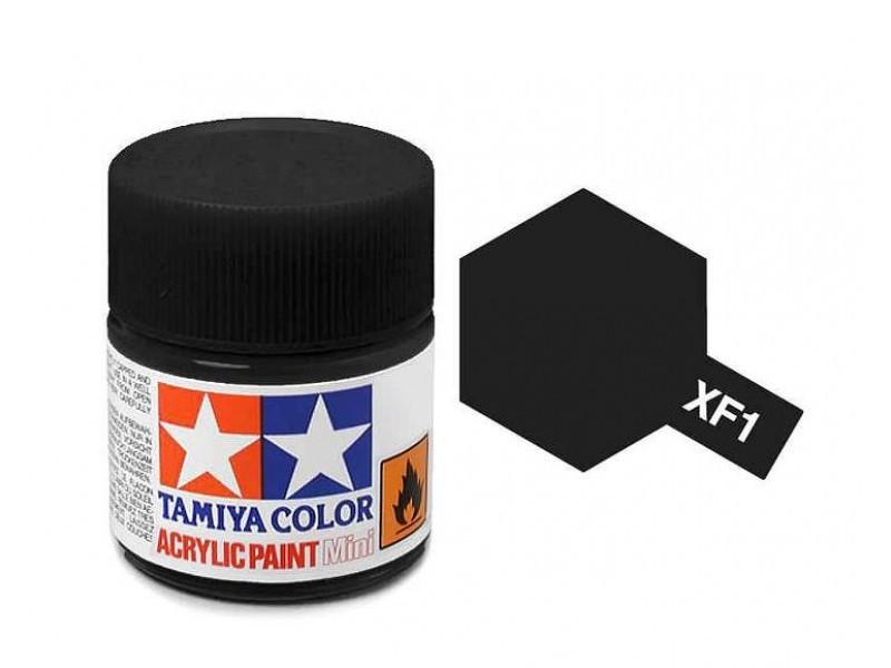 TAMIYA FLAT BLACK ACRYLIC PAINT XF-1