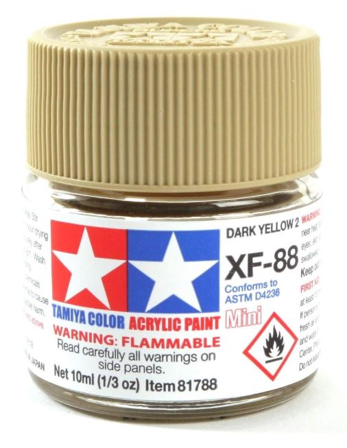 TAMIYA PAINT DARK YELLOW XF-88
