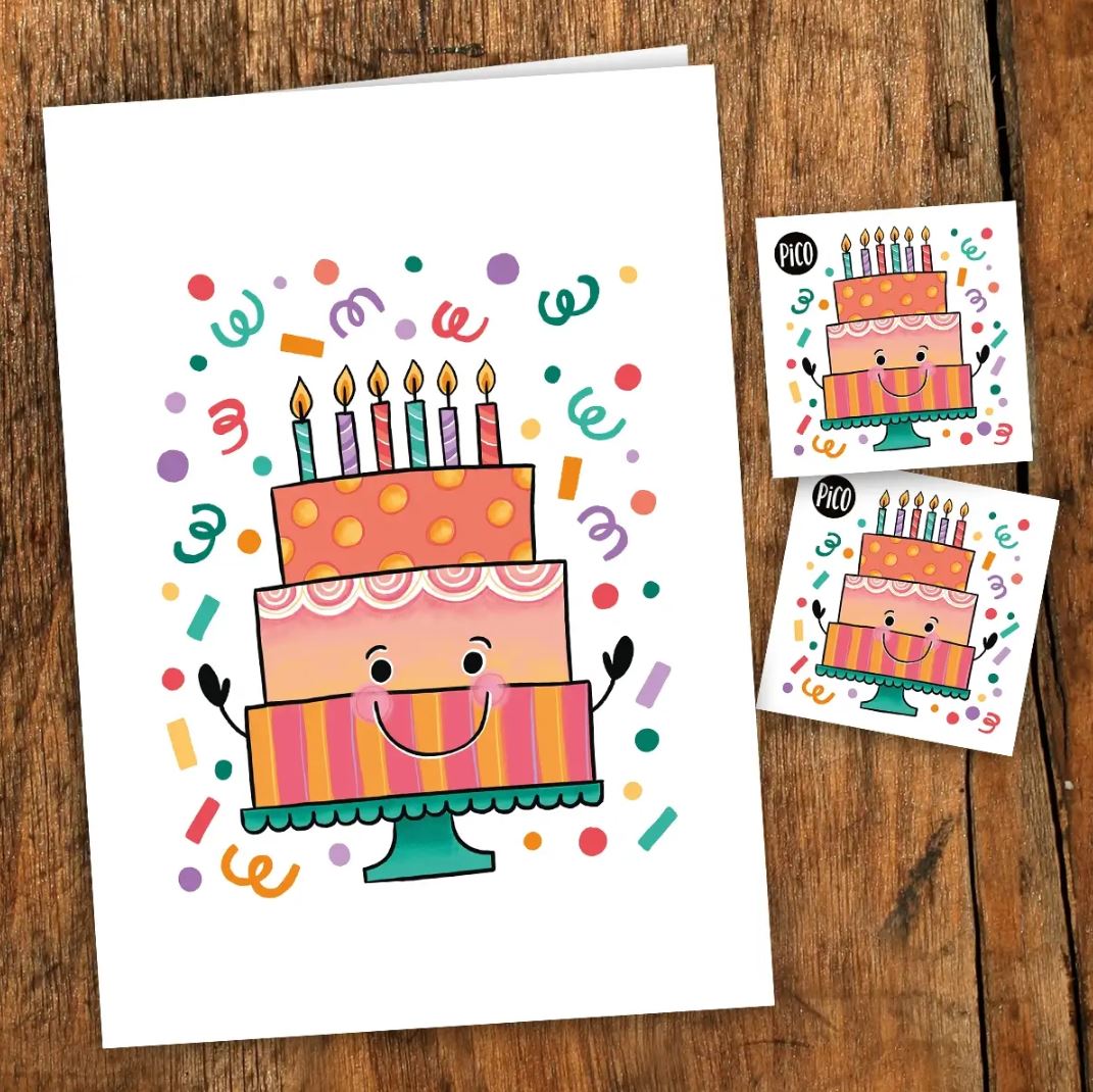 PICO TATOO - CARTE DE SOUHAITS - BONNE FÊTE