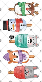 PICO TATOO - GÂTEAUX POPSICLES DE NOËL