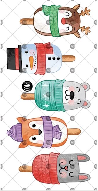 PICO TATOO - GÂTEAUX POPSICLES DE NOËL