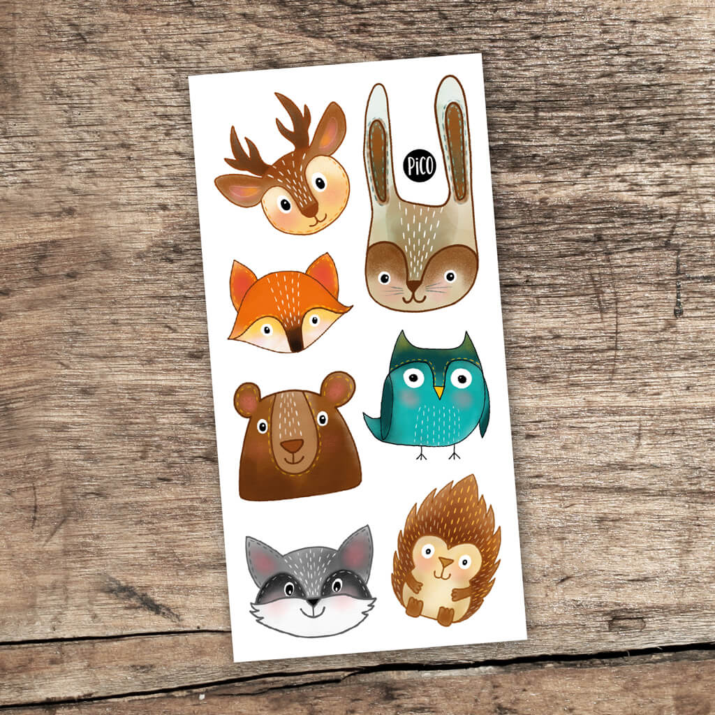 PICO TATOO - FOREST ANIMALS