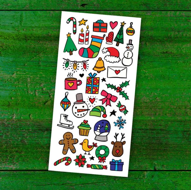 PICO TATOO - LES DOODLES DE NOËL