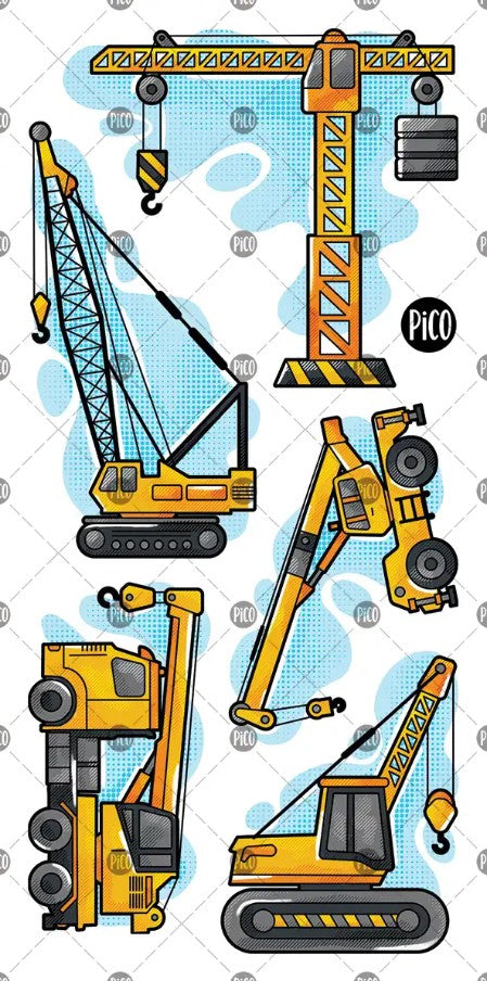 PICO TATTOO - THE CONSTRUCTION SITE CRANES