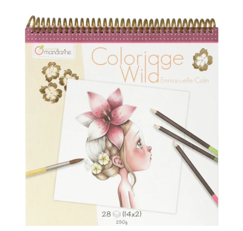 AVENUE MANDARINE - WILD COLORING BOOK