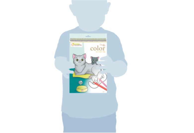 AVENUE MANDARINE - GRAFFY COLOR - MAMA AND BABY PETS COLORING BOOK (BOOK)