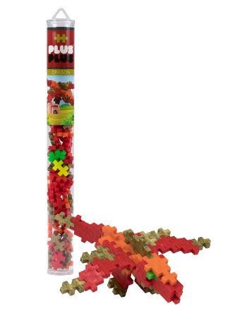 PLUS-PLUS TUBE BLOCKS - DRAGON 70 PIECES